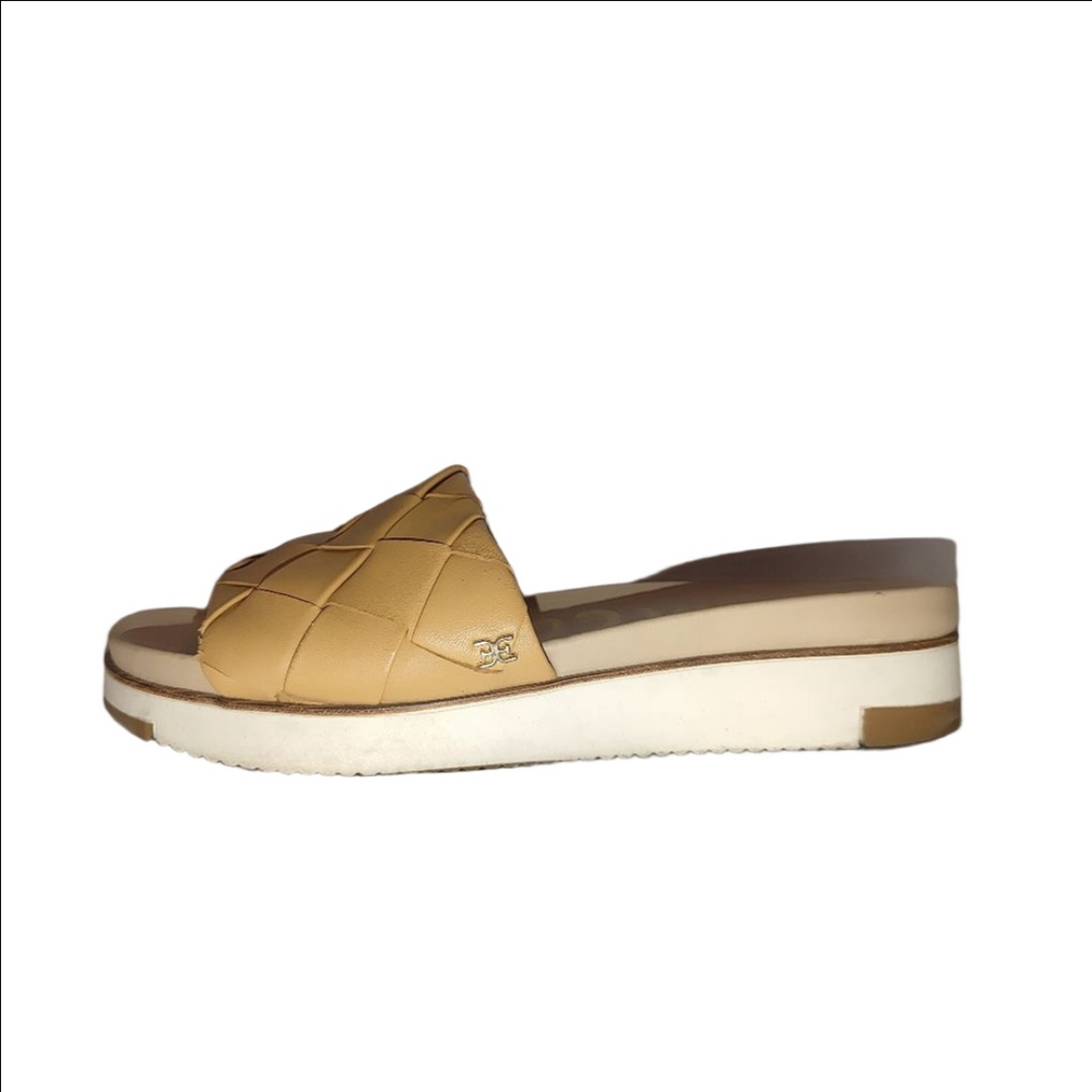 Sam Edelman Adaley Woven Platform Sport Slide Size 8